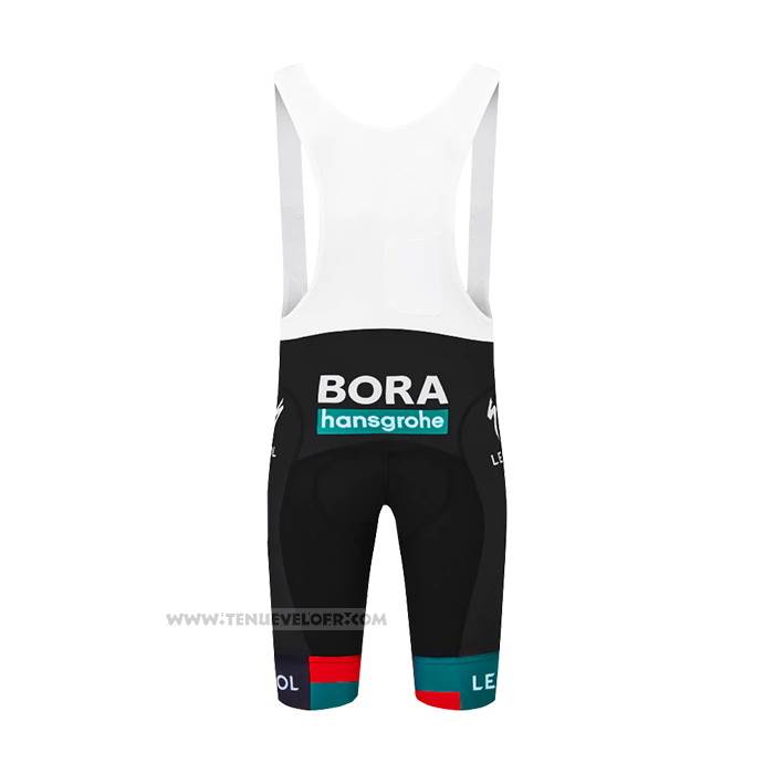 2023 Maillot Cyclisme Femme Bora Hansgrohe Vert Manches Courtes et Cuissard